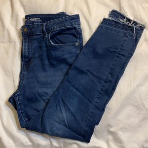 Size 12 Blue Old Navy Mid-Rise Rockstar Jeans